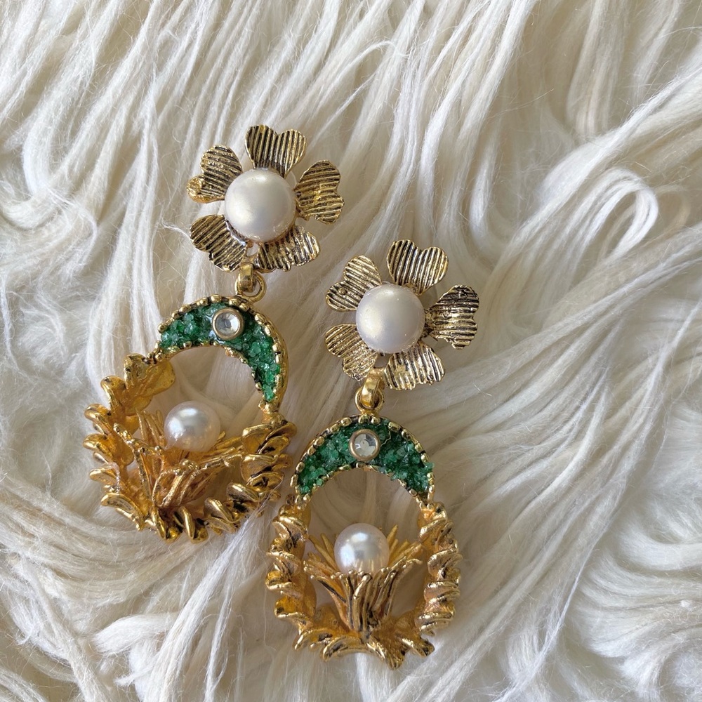 Earrings Pakistani Indian jewelry eid collection